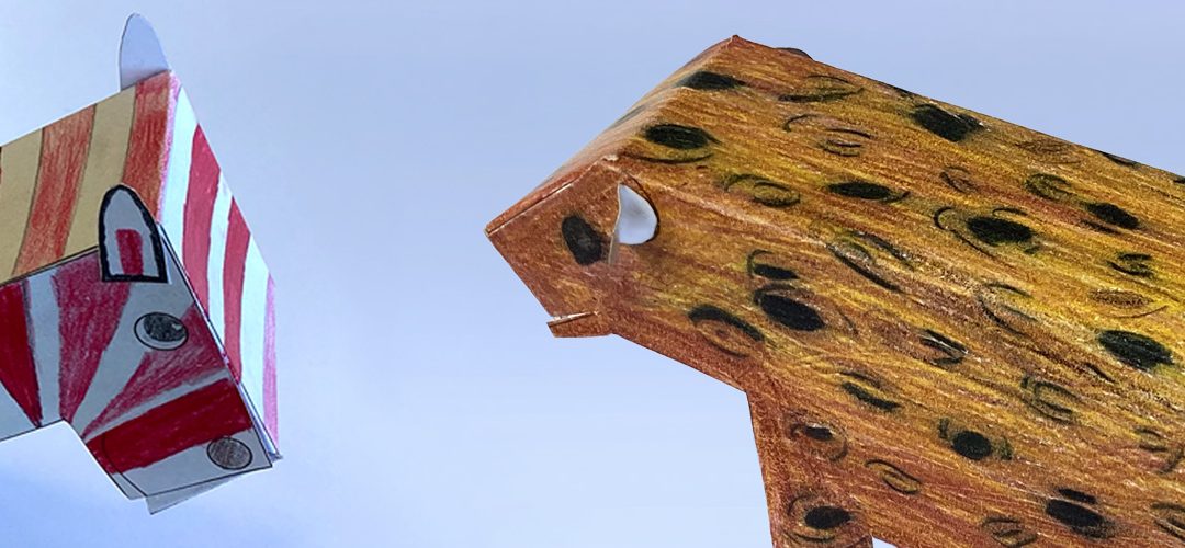 Dreidimensionale Zootiere