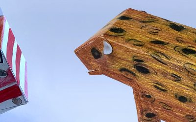 Dreidimensionale Zootiere